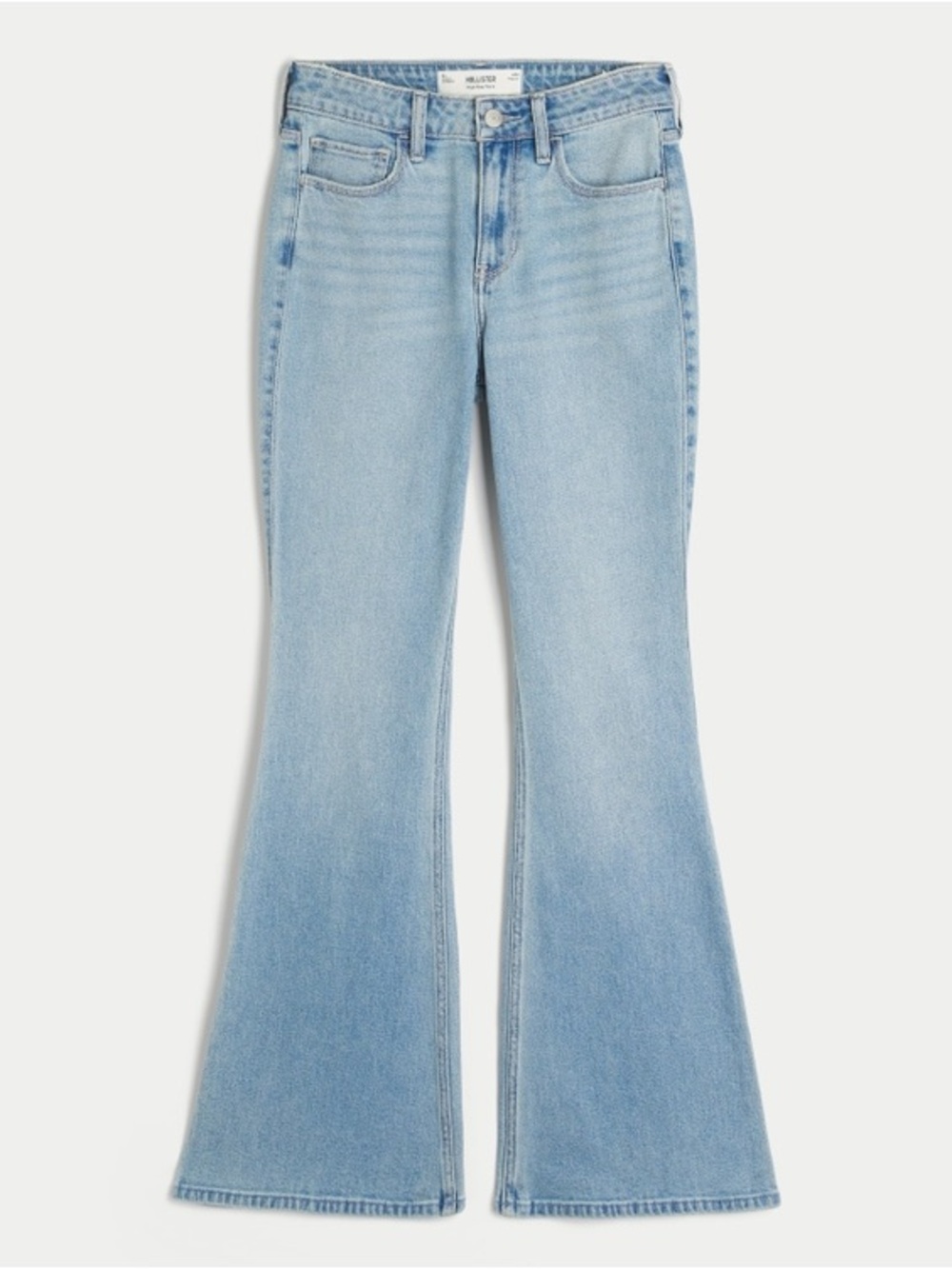 Hollister High-Rise Light Blue Flare Jeans Size 2/27 Short